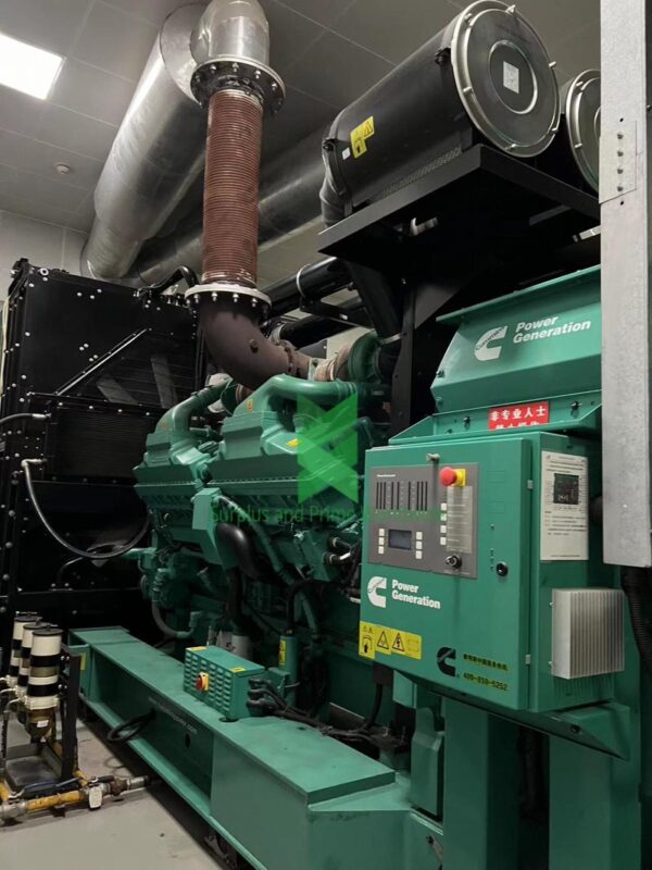 Generator CUMMINS QSK60-8 1800 KW 50 Hz Year 2012 - P / Z2 -2.9(10 Nos.) - Image 2